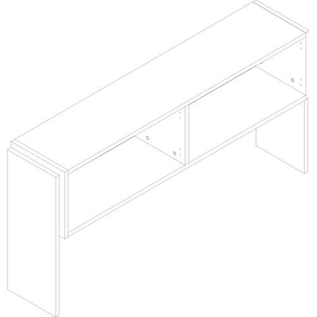 Groupe Lacasse Hutch, Adjustable Sides, Open Back, 72inWx16inDx36inH, Niagara LASCANEA723616A